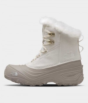 Botte Hiver The North Face Shellista V Dentelle Imperméables Fille Blanche | FR UVRNX