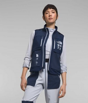 Gilet The North Face Trailwear D'hiver Warm Flash Femme Bleu Marine | FRANCE MDAKW