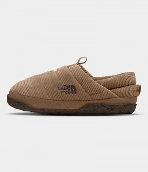 Mules The North Face Nuptse Corduroy Femme Marron | FRANCE AMHPC