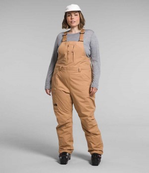 Pantalon Bib The North Face Plus Freedom Femme Kaki | PARIS CRWUB