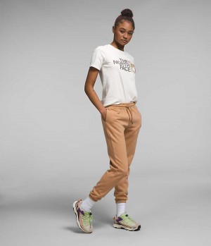 Pantalon En Molleton The North Face Half Dome Femme Kaki | PARIS MQNUP