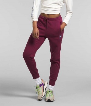 Pantalon Jogging The North Face Box NSE Femme Bordeaux | FRANCE EPXNB