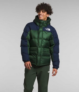 Parka The North Face HMLYN Down Homme Vert Bleu Marine | FR TESAO