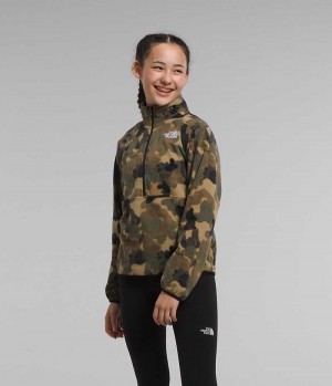 Pulls De Golf The North Face Glacier ¼-Zip Fille Camouflage | FRANCE ZFLHA