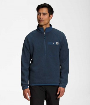 Pulls De Golf The North Face Gordon Lyons ¼-Zip Homme Bleu | PARIS DQRSZ