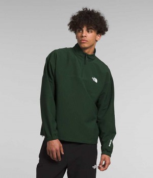 Pulls De Golf The North Face Tekware™ Grid ¼-Zip Homme Vert | PARIS PVTZR