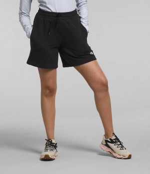 Short The North Face Felted Fleece 7' Femme Noir | FR GIBAC