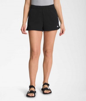 Short The North Face Half Dome Fleece Femme Noir | FR GYIXH