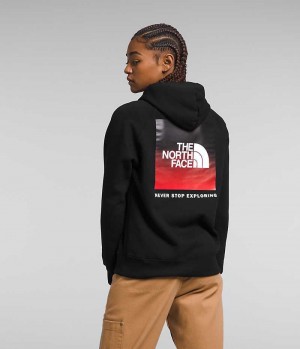 Sweat a Capuche The North Face Box NSE Pullover Femme Noir | FRANCE BJICA