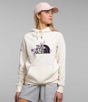 Sweat a Capuche The North Face Brand Proud Femme Blanche | FRANCE SWPCM