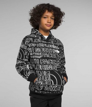 Sweat a Capuche The North Face Camp Fleece Pullover Garcon Noir | FR QOZPC