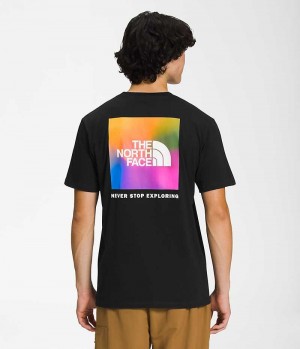 T-Shirt The North Face Corta Sleeve Box NSE Homme Noir | PARIS KZDVY