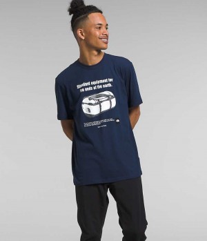 T-Shirt The North Face Corta Sleeve Brand Proud Homme Bleu Marine | FR CRLDJ