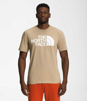 T-Shirt The North Face Corta Sleeve Half Dome Homme Kaki | FR MPDAI