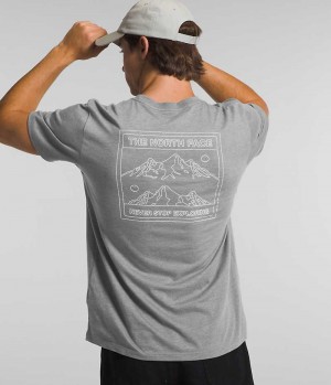 T-Shirt The North Face Corta Sleeve Solo Homme Grise | FRANCE UKWZE
