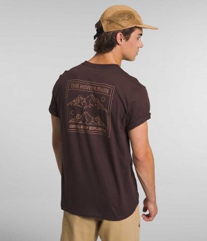T-Shirt The North Face Corta Sleeve Solo Homme Marron | PARIS NVLYK