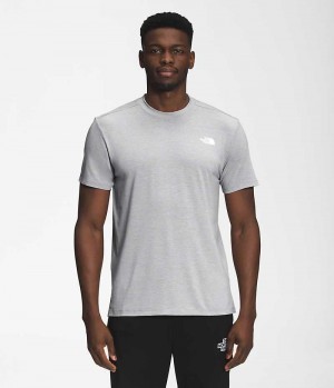 T-Shirt The North Face Wander Corta Sleeve Homme Grise | PARIS NPMRF