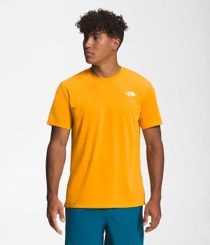 T-Shirt The North Face Wander Corta Sleeve Homme Doré | FR QVRES