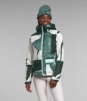 Vestes Isolées The North Face Clementine Triclimate® Femme Vert | PARIS KBZPA