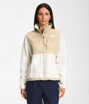 Vestes Polaires The North Face Denali Femme Blanche | PARIS HXFCR