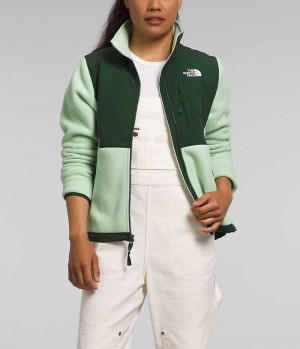 Vestes Polaires The North Face Denali Femme Vert | FR JQEXN