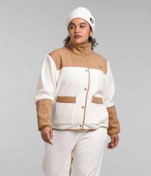 Vestes Polaires The North Face Plus Cragmont Femme Blanche | FRANCE ZFULS