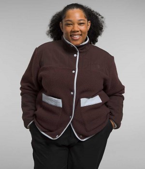 Vestes Polaires The North Face Plus Cragmont Femme Marron | FR MKWDT
