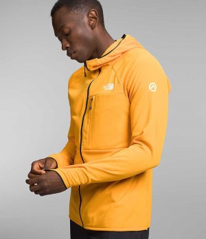 Vestes Polaires The North Face Summit Series FUTUREFLEECE™ Full-Zip Hoodie Homme Doré | FRANCE GOEWL