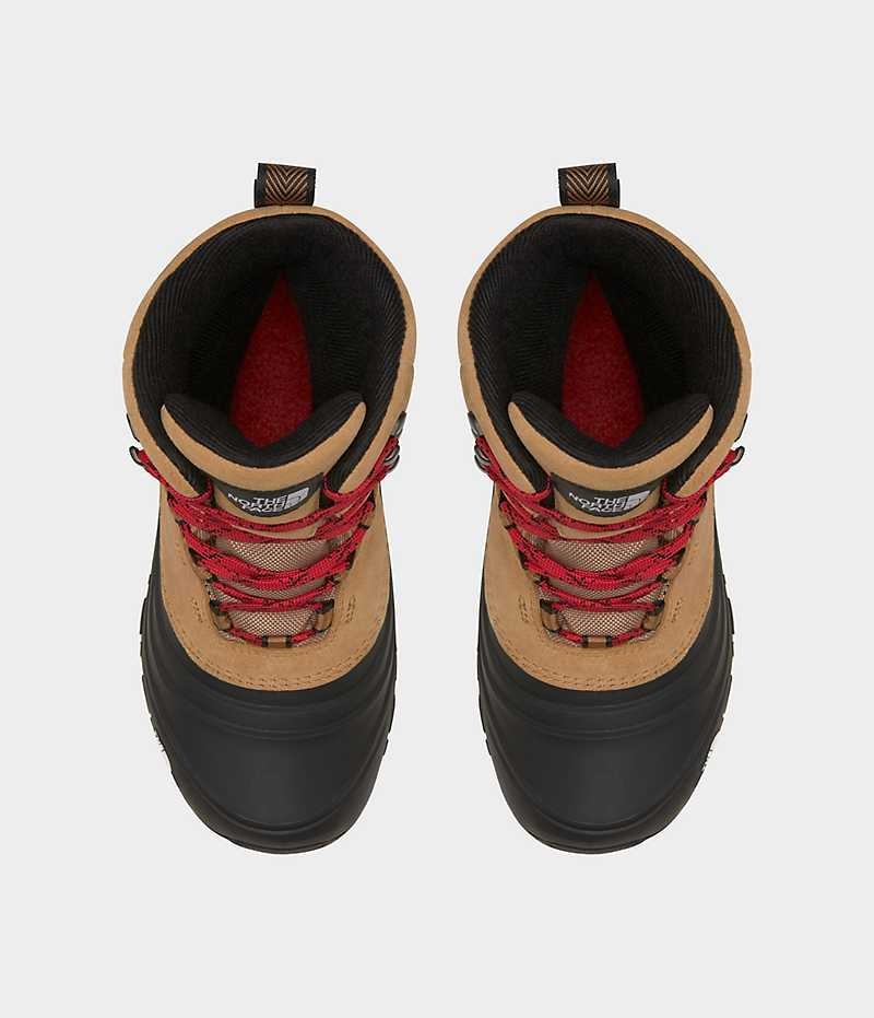 Botte Hiver The North Face Chilkat V Dentelle Imperméables Fille Marron | PARIS QFJLU