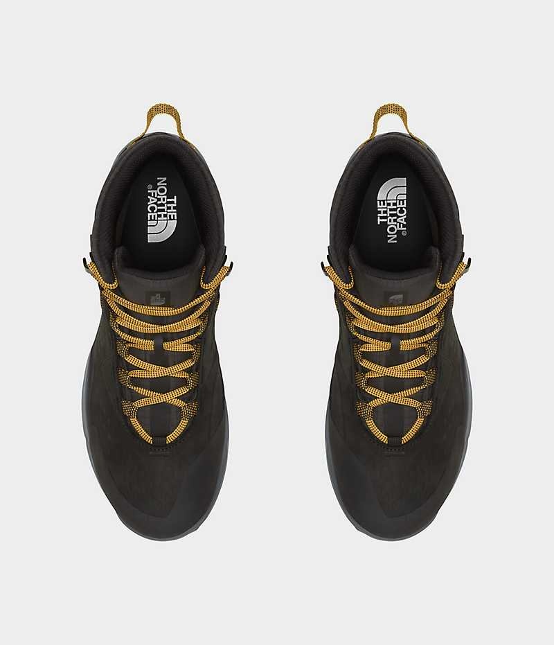 Botte Randonnée The North Face Cragstone Cuir Mid Imperméables Homme Noir | PARIS NHTIX