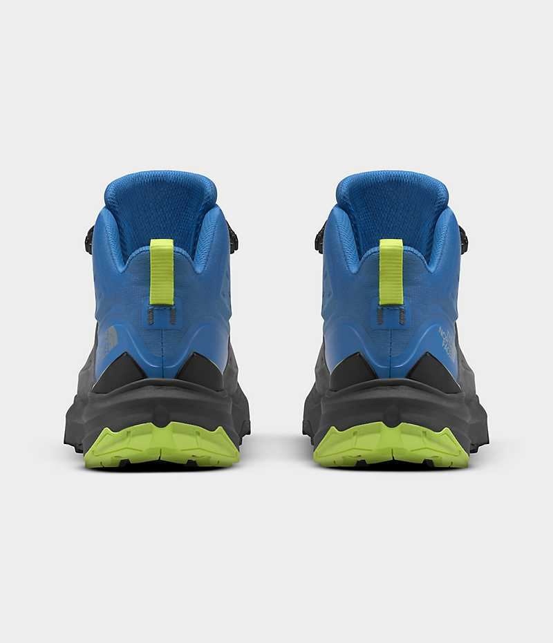 Botte Randonnée The North Face VECTIV Exploris 2 Mid FUTURELIGHT™ Cuir Homme Grise Bleu | FR KNJMH
