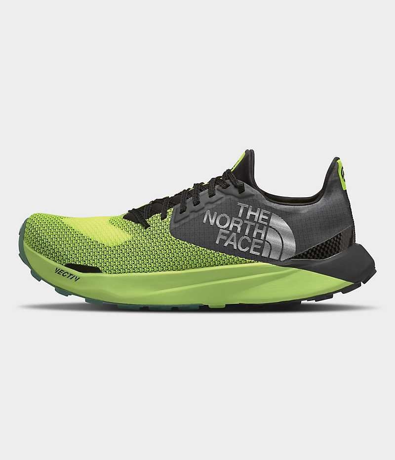 Chaussure Trail Running The North Face Summit Series VECTIV Sky Homme Vert Noir | FR WSIKN