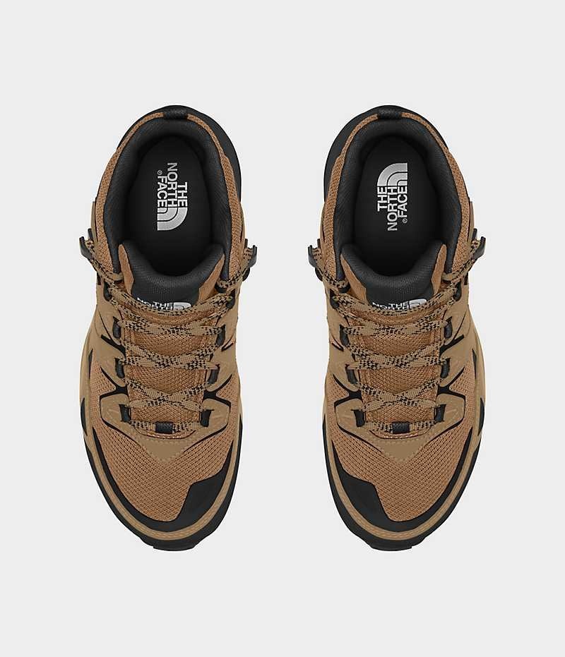 Chaussure de Randonnée The North Face Hedgehog 3 Mid Imperméables Homme Marron Noir | FR PHUAS