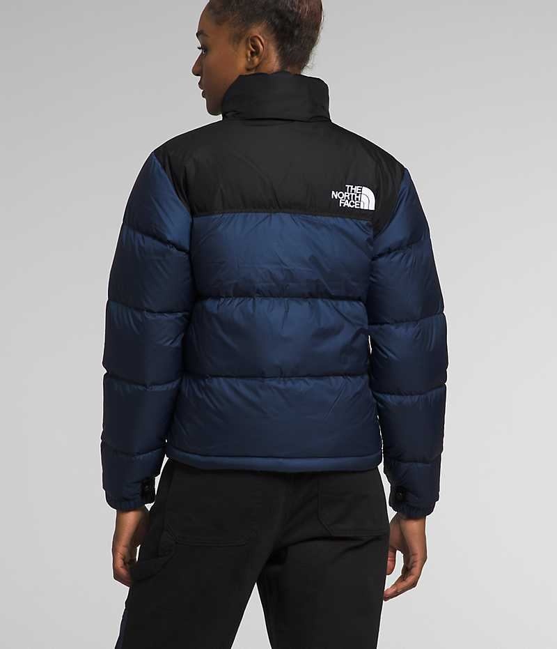 Doudoune The North Face 1996 Retro Nuptse Femme Bleu Marine Noir | FR HSPVD