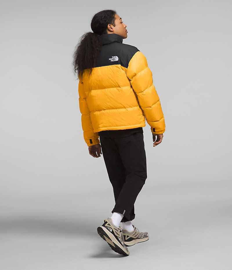 Doudoune The North Face 1996 Retro Nuptse Homme Doré Noir | FR SFLDY