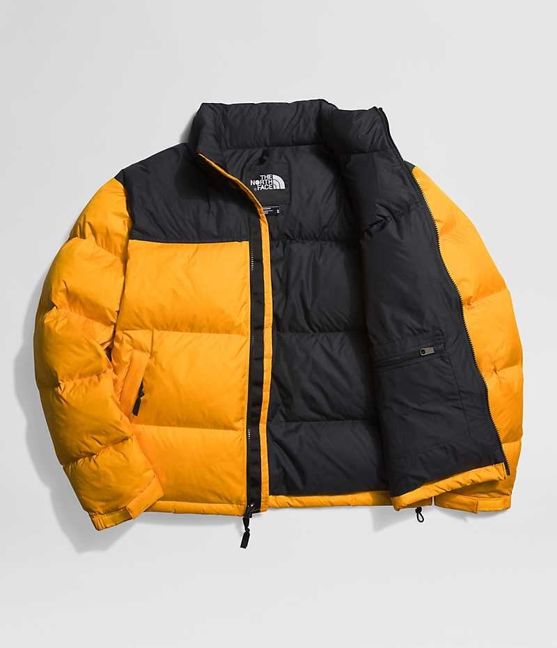Doudoune The North Face 1996 Retro Nuptse Homme Doré Noir | FR SFLDY