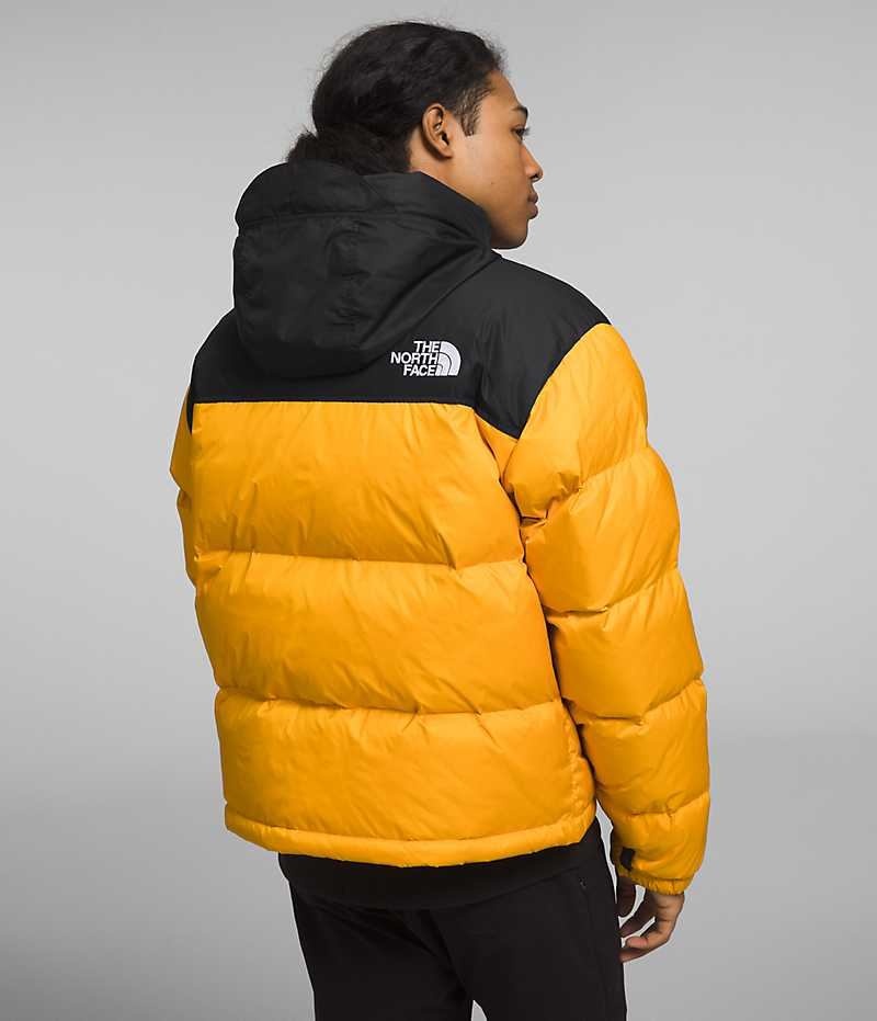 Doudoune The North Face 1996 Retro Nuptse Homme Doré Noir | FR SFLDY