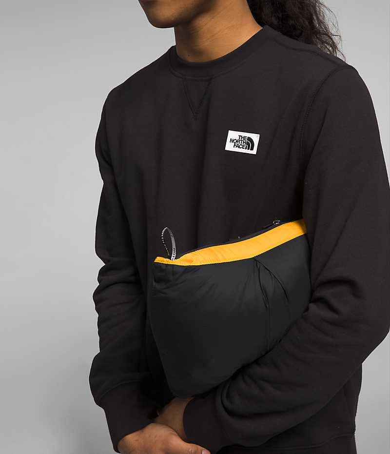 Doudoune The North Face 1996 Retro Nuptse Homme Doré Noir | FR SFLDY