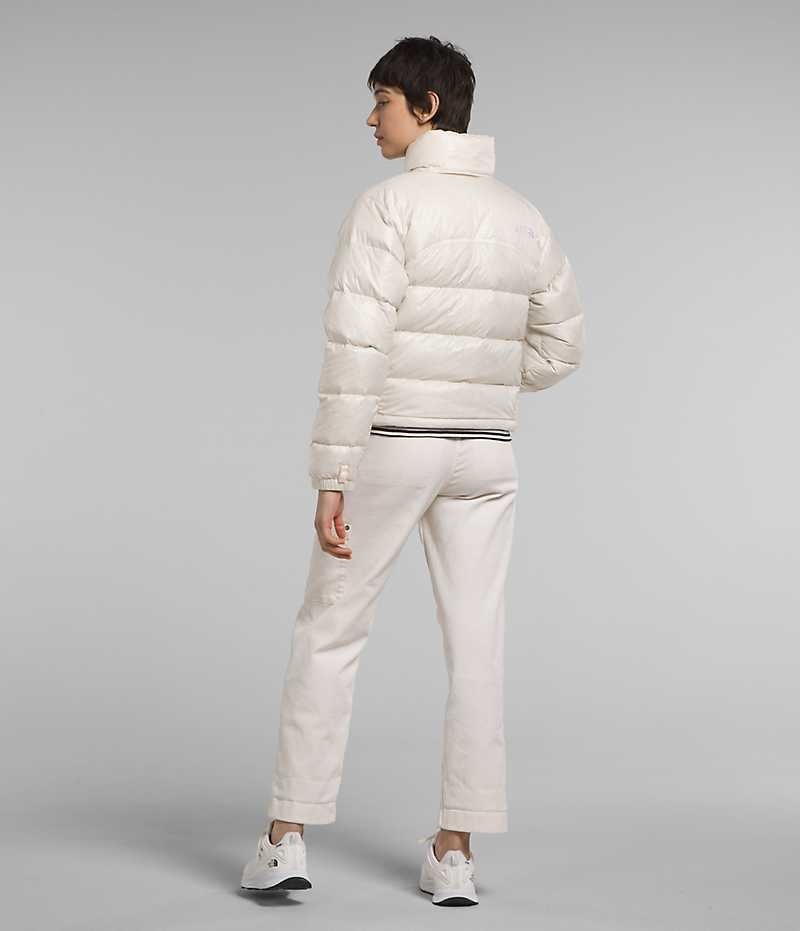 Doudoune The North Face 2000 Retro Nuptse Femme Blanche | PARIS QDENP