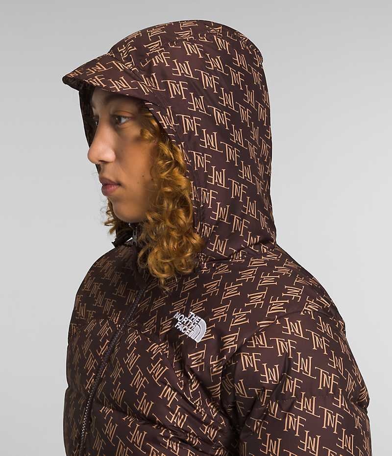 Doudoune The North Face 2000 Retro Nuptse Femme Marron | FRANCE JRBTX