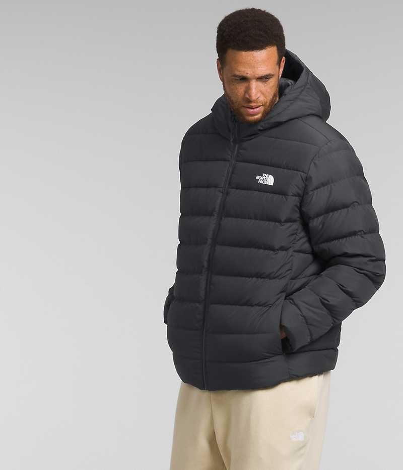 Doudoune The North Face Big Aconcagua 3 Hoodie Homme Noir | PARIS ITJRG