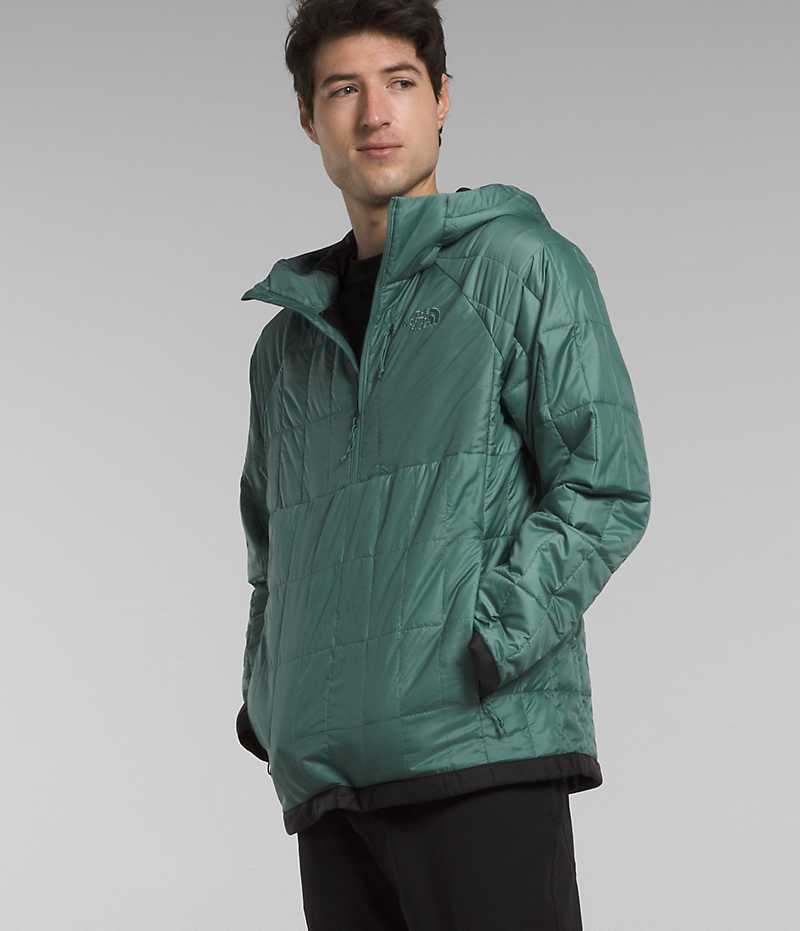 Doudoune The North Face Circaloft ¼-Zip Pullover Homme Vert | PARIS XCRYP