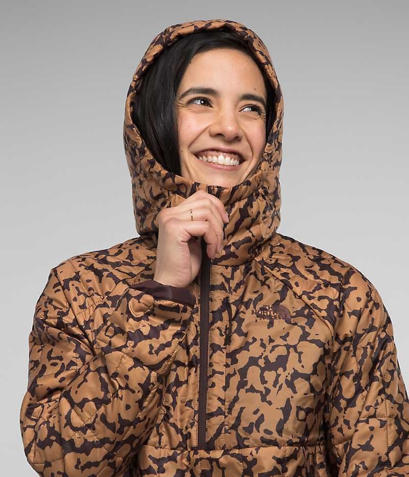 Doudoune The North Face Circaloft ¼-Zip Pullover Femme Marron | FR VDUEM