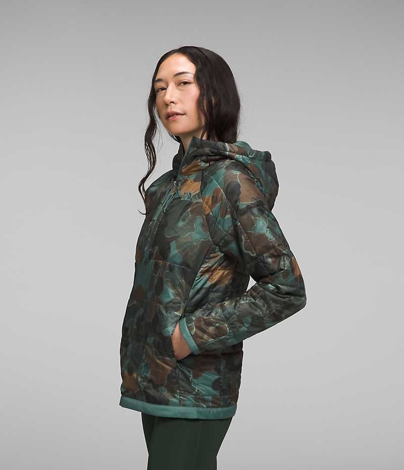Doudoune The North Face Circaloft ¼-Zip Pullover Femme Camouflage | FRANCE VLGJZ