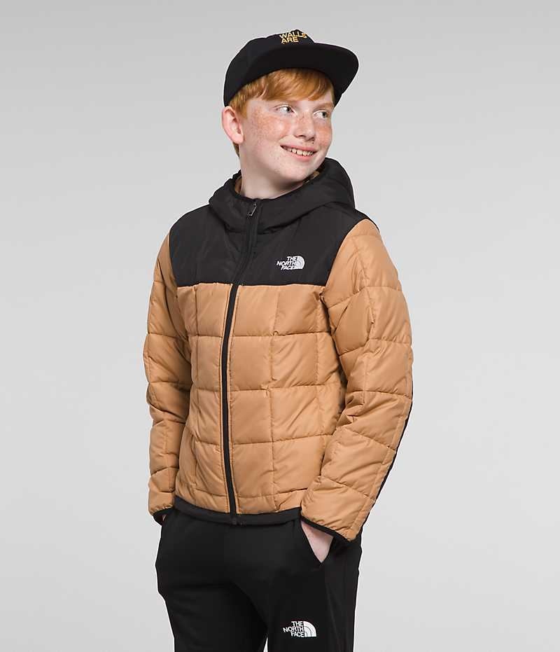 Doudoune The North Face Lhotse Garcon Kaki | FRANCE PTGXK