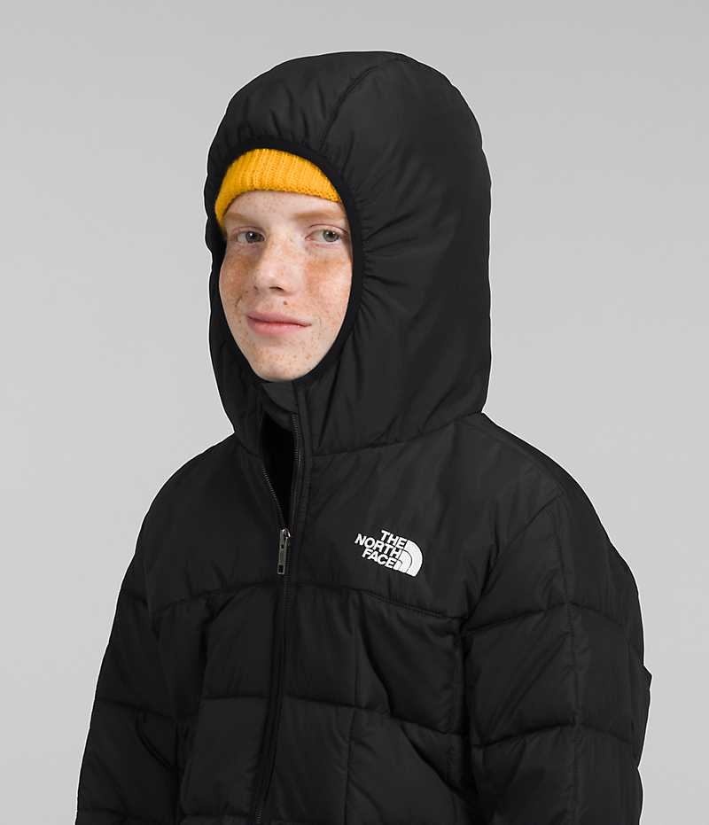 Doudoune The North Face Lhotse Garcon Noir | PARIS KQGDB
