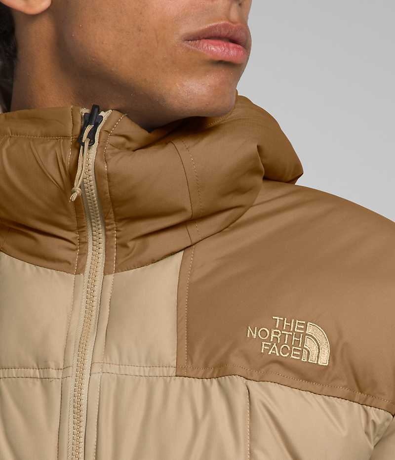 Doudoune The North Face Lhotse Reversible Hoodie Homme Kaki | PARIS AZNBS