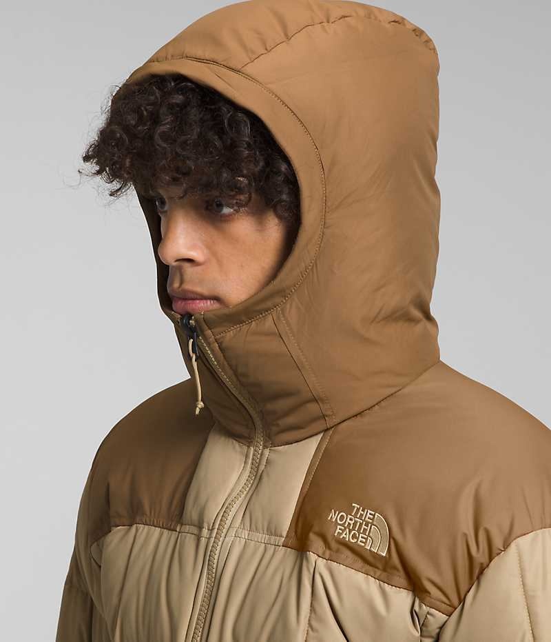 Doudoune The North Face Lhotse Reversible Hoodie Homme Kaki | PARIS AZNBS