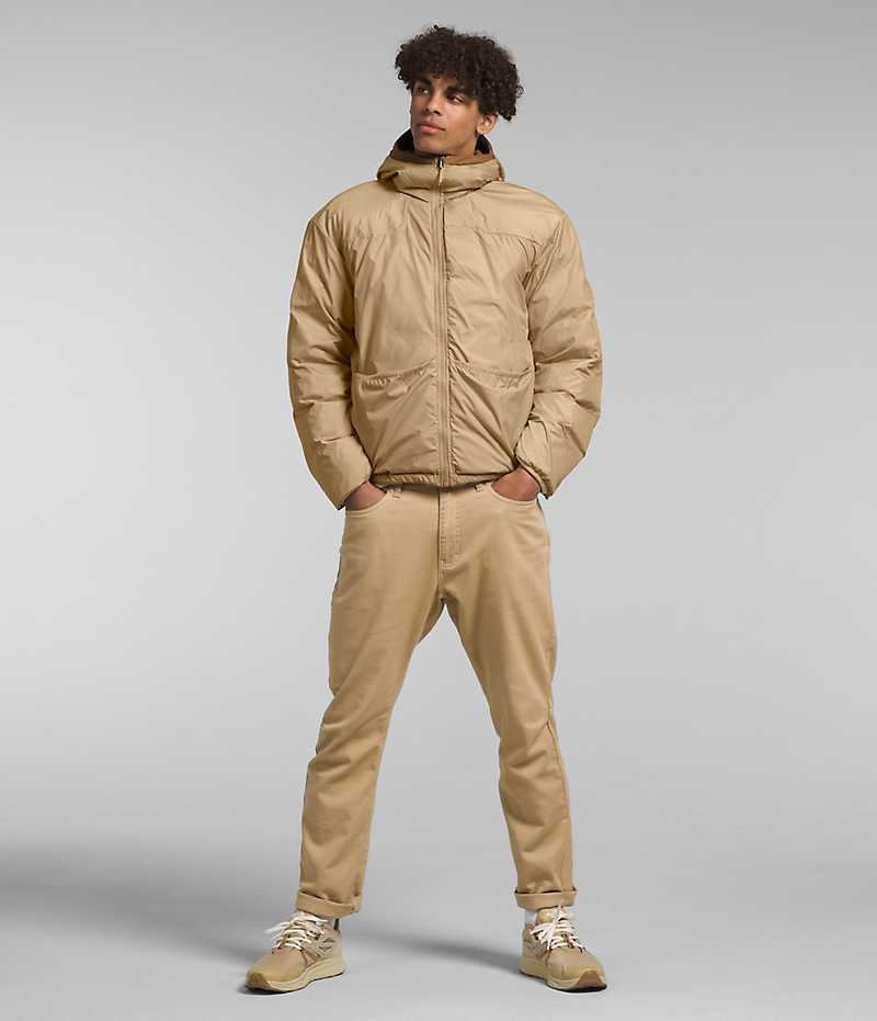 Doudoune The North Face Lhotse Reversible Hoodie Homme Kaki | PARIS AZNBS