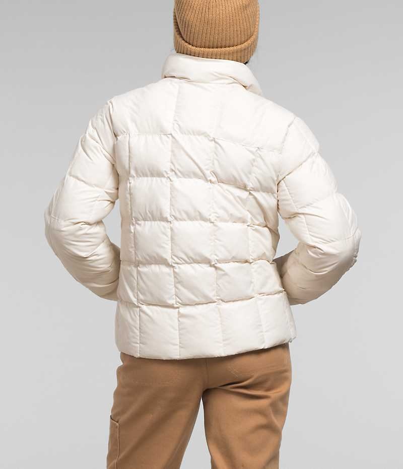 Doudoune The North Face Lhotse Reversible Femme Blanche | PARIS JYGEV